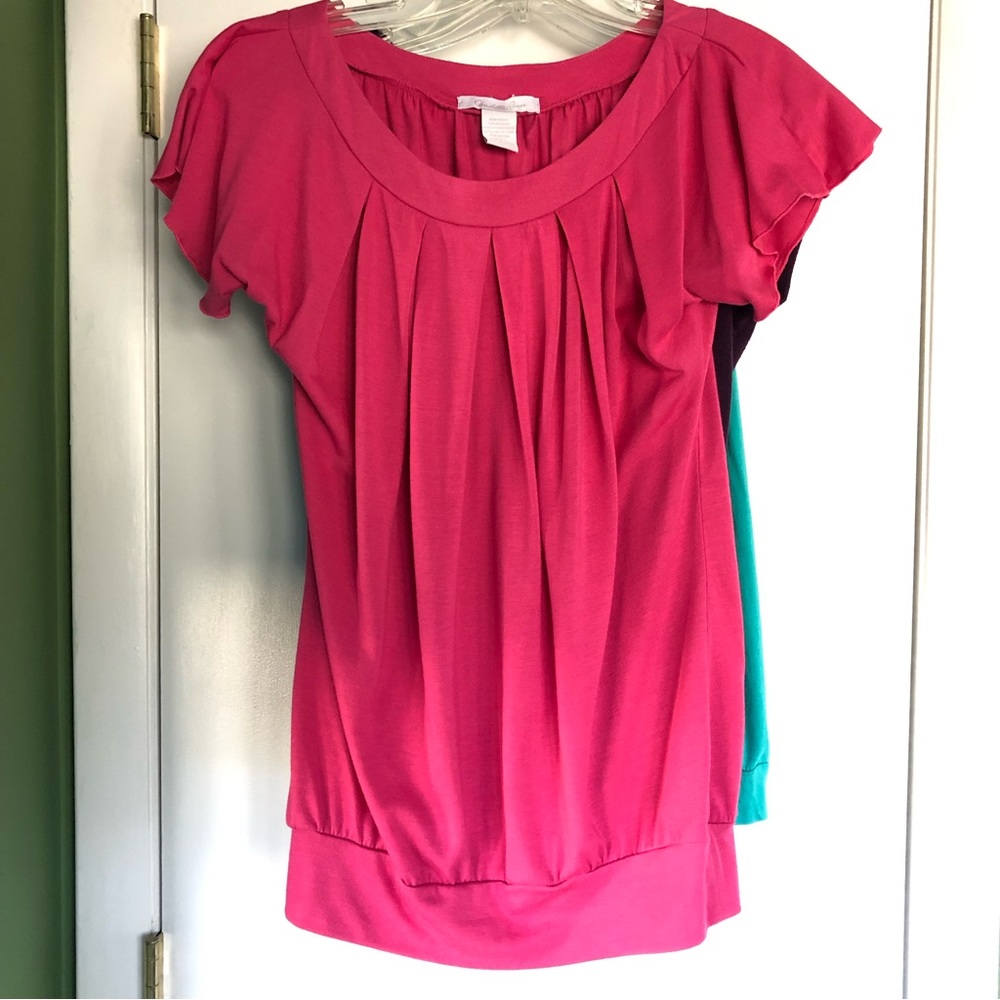 Lot of 4 Charlotte Russe Spring/Summer/Short Sleeve Top Bundle